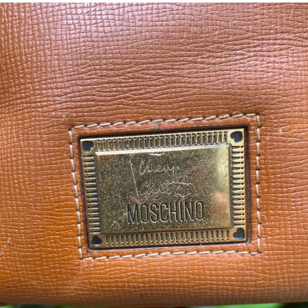 Moschino Tan Satchel Bag - Picture 4 of 12
